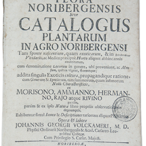  Titelseite der Flora Volckamers (1700) | © trialsanderrors - flickr